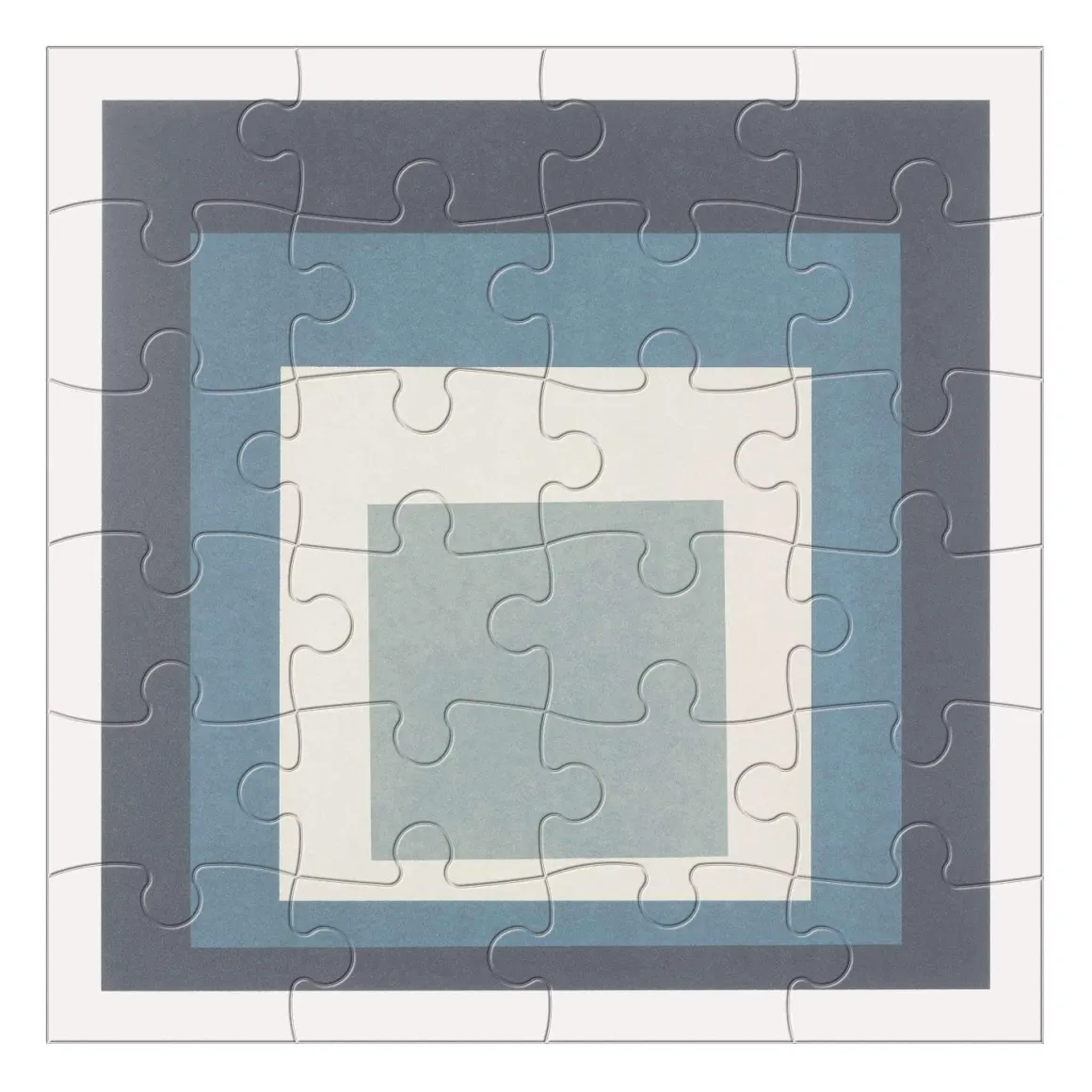 MoMA Josef Albers Wood Jigsaw Puzzle Set