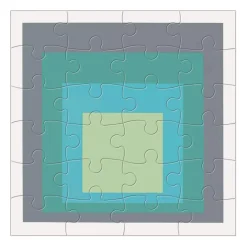 MoMA Josef Albers Wood Jigsaw Puzzle Set