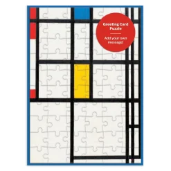 MoMA Mondrian Greeting Card Puzzle
