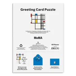 MoMA Mondrian Greeting Card Puzzle