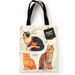 Moody Cats Canvas Tote
