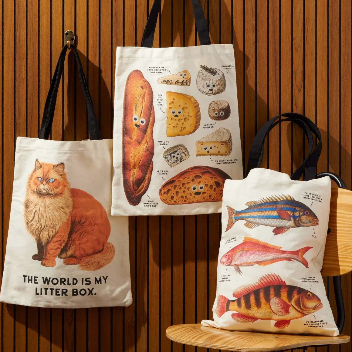 Moody Cats Canvas Tote