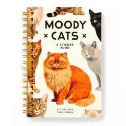 Moody Cats Sticker Book