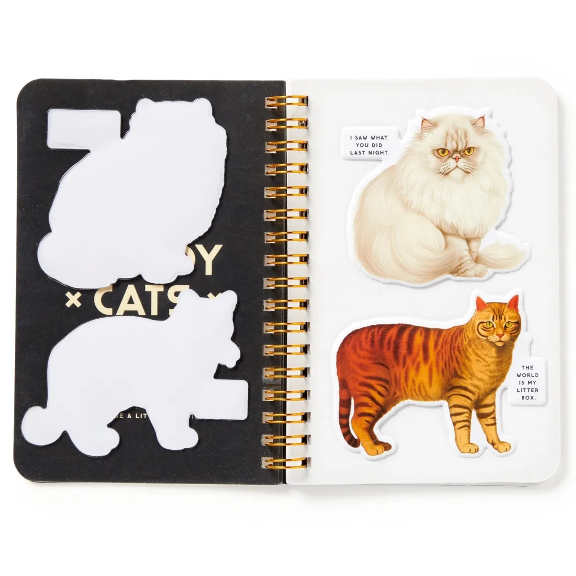 Moody Cats Sticker Book