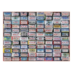 Nantucket License Plates 1000 Piece Jigsaw Puzzle