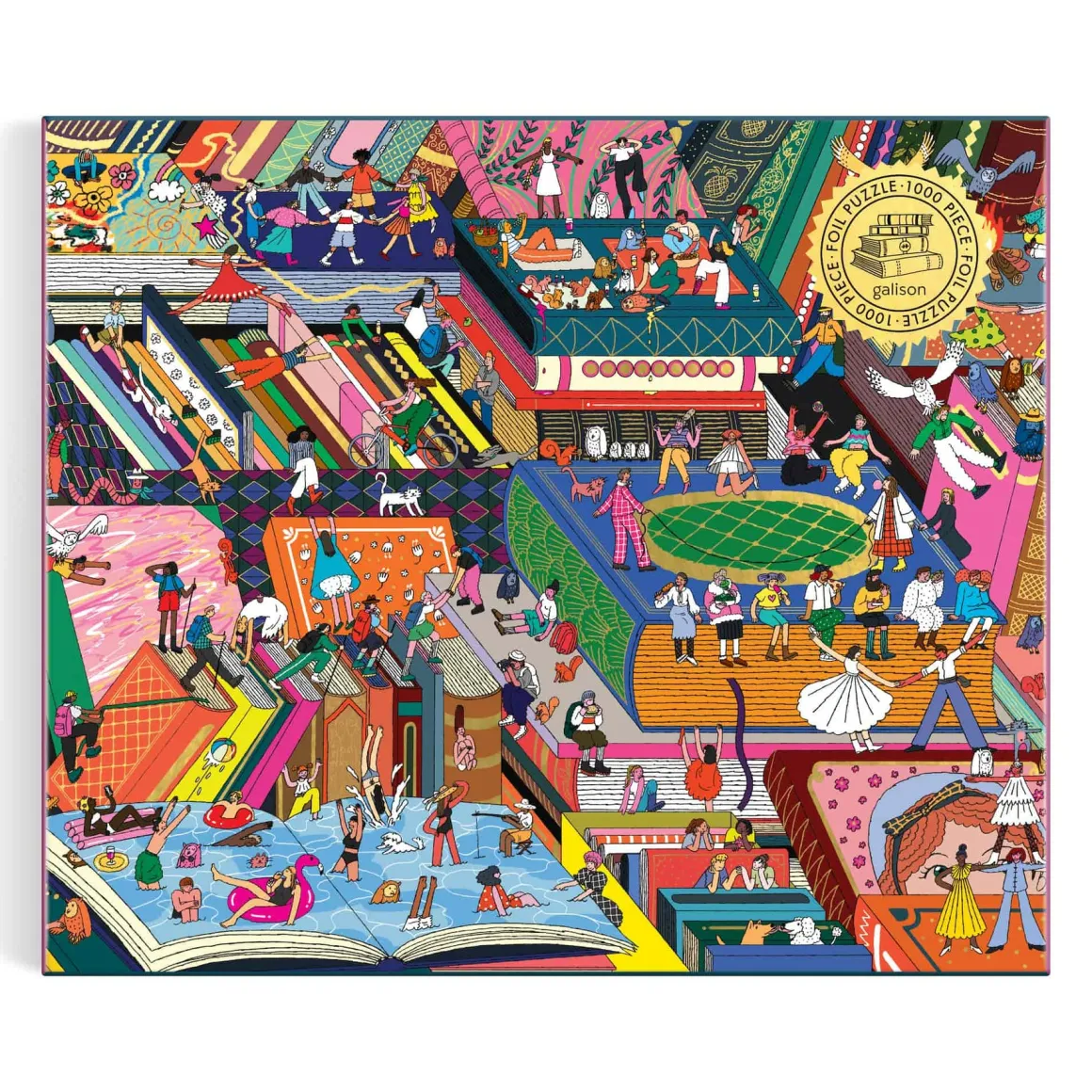 Novel Neighborhood 1000 Piece Foil Puzzle