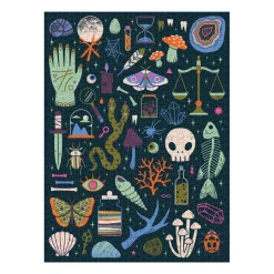 Occult and Curious 1000 Piece Glow in the Dark Puzzle