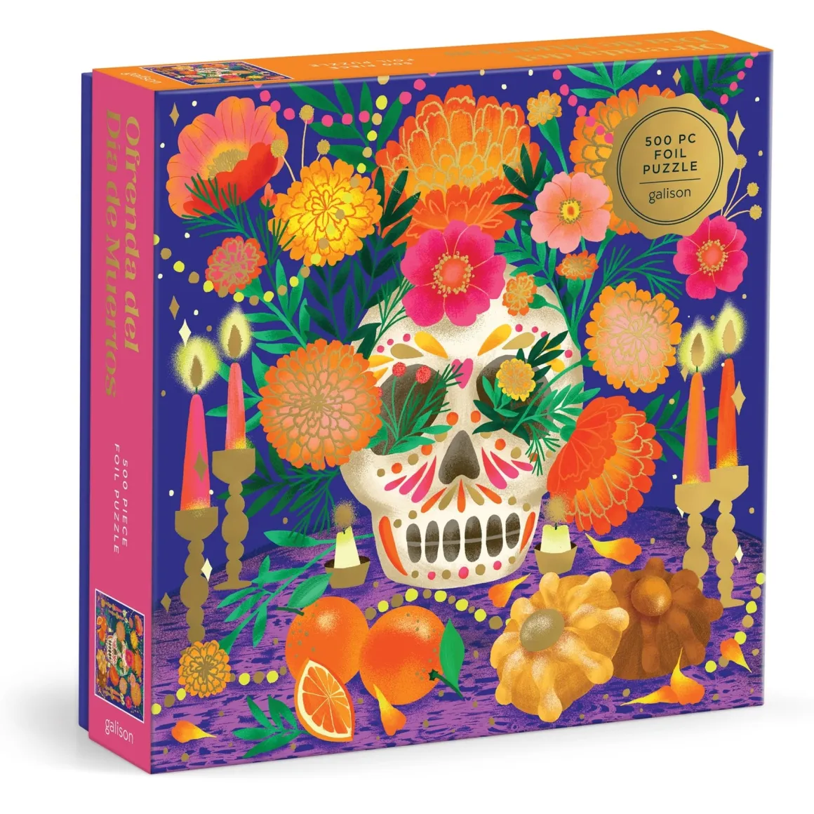Ofrenda del Día de Muertos 500 Piece Foil Puzzle