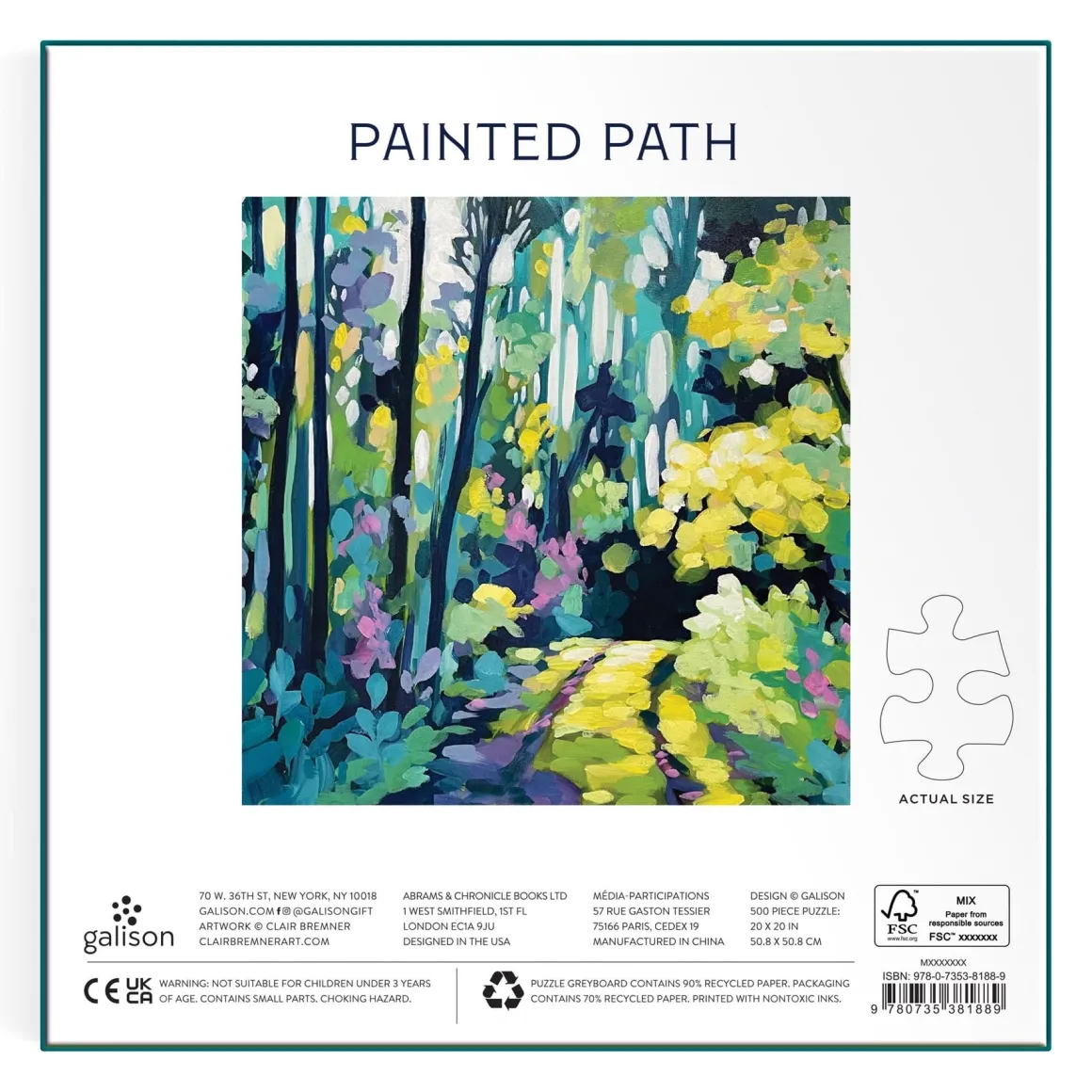 Painted Path 500 Piece Puzzle