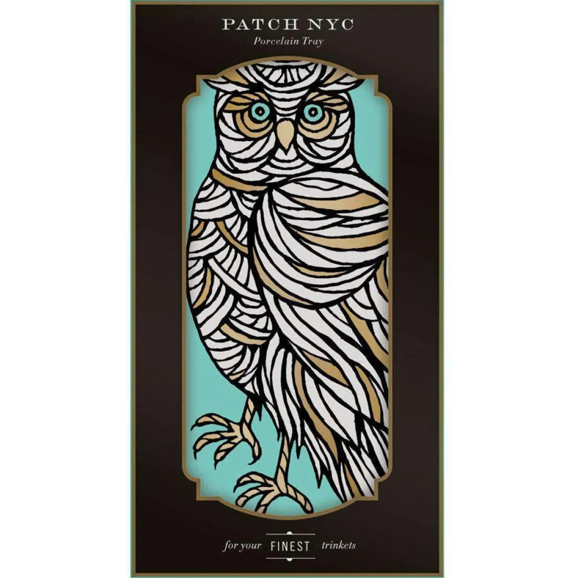 PATCH NYC Owl Porcelain Tray