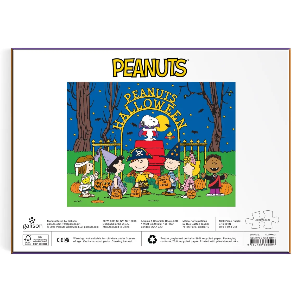 Peanuts Halloween 1000 Piece Puzzle