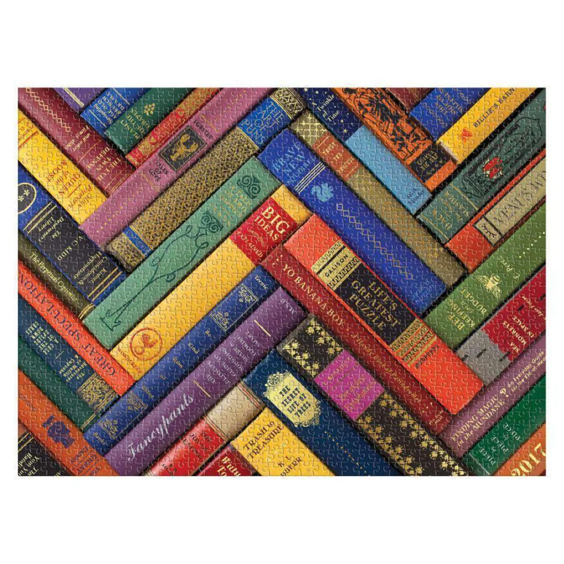 Phat Dog Vintage Library 1000 Piece Foil Stamped Jigsaw Puzzle