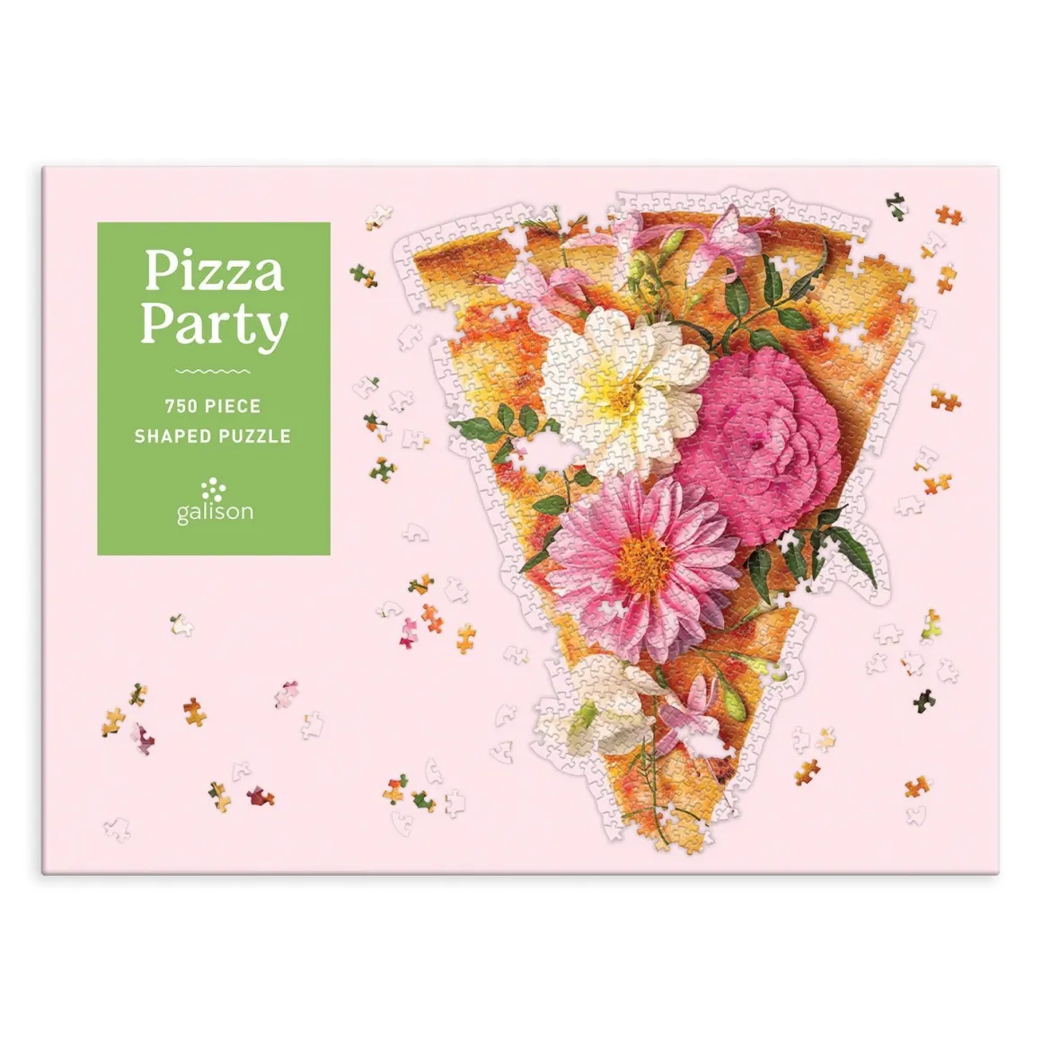 Pizza Party 750 Piece Shaped Jigsaw Puzzle