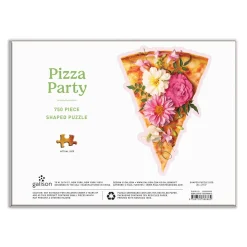 Pizza Party 750 Piece Shaped Jigsaw Puzzle