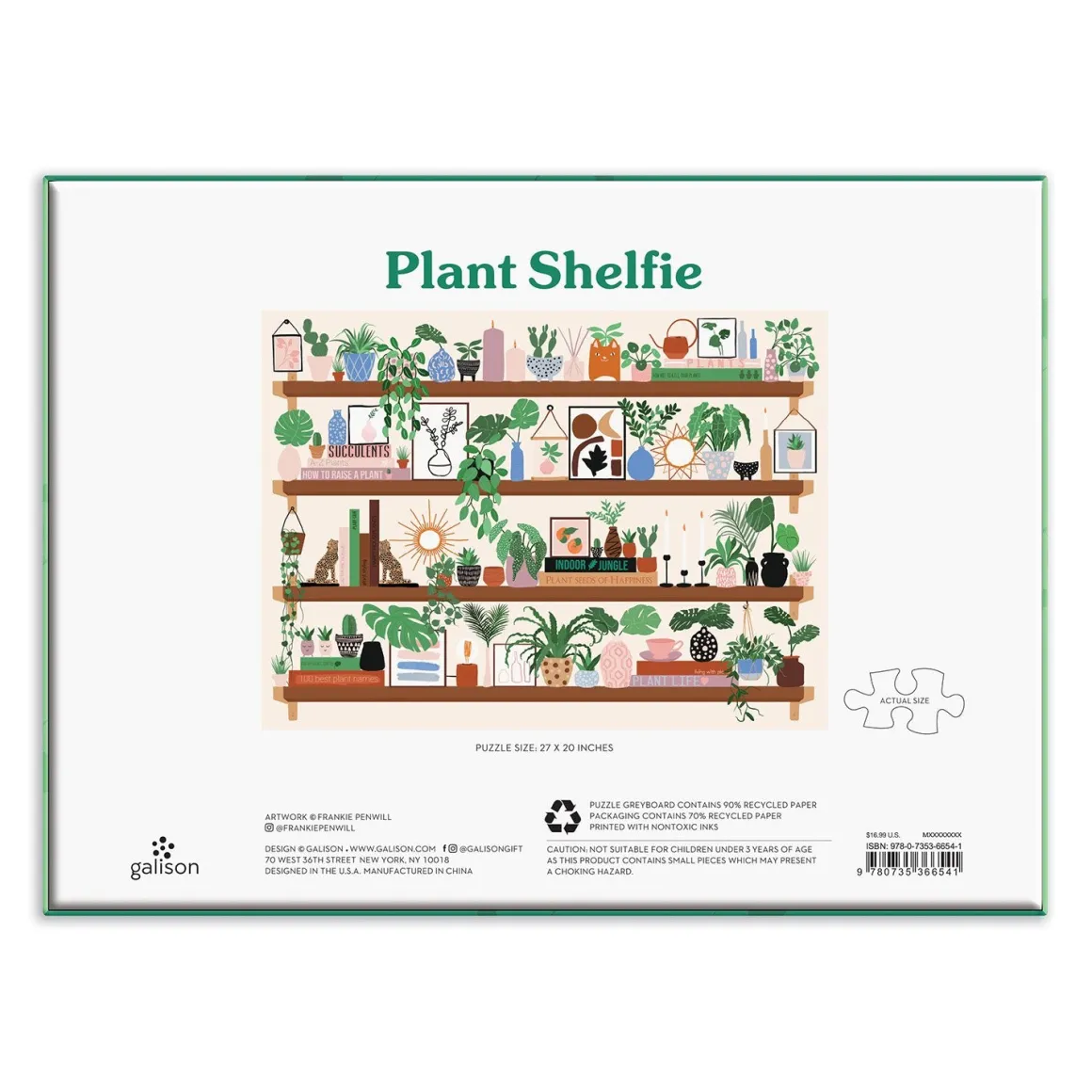 Plant Shelfie 1000 Piece Jigsaw Puzzle