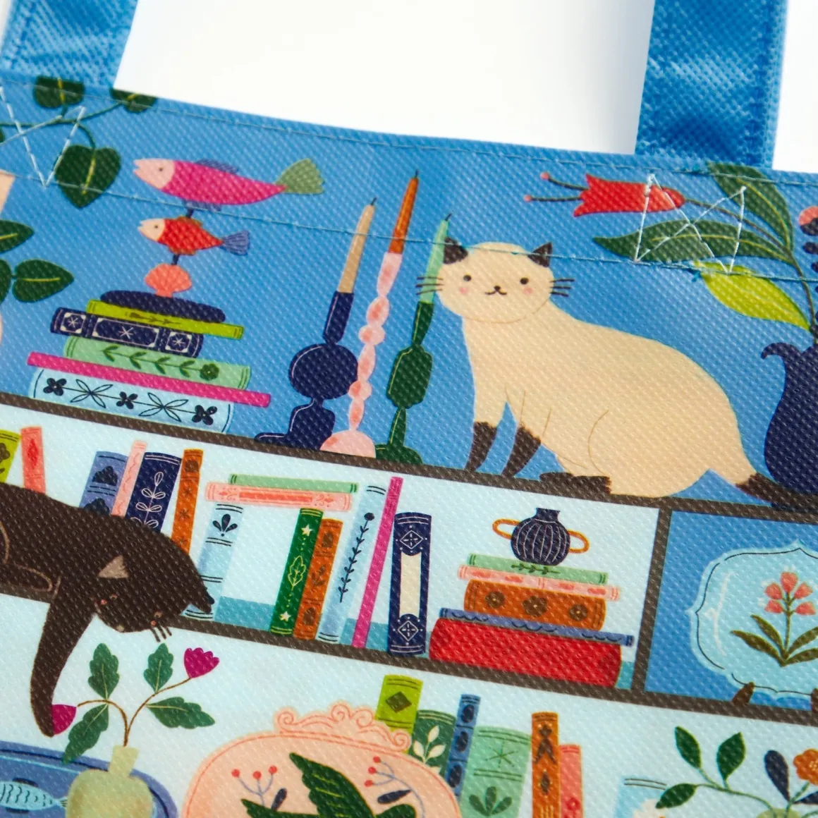 Purrfect Nook Reusable Shopping Bag