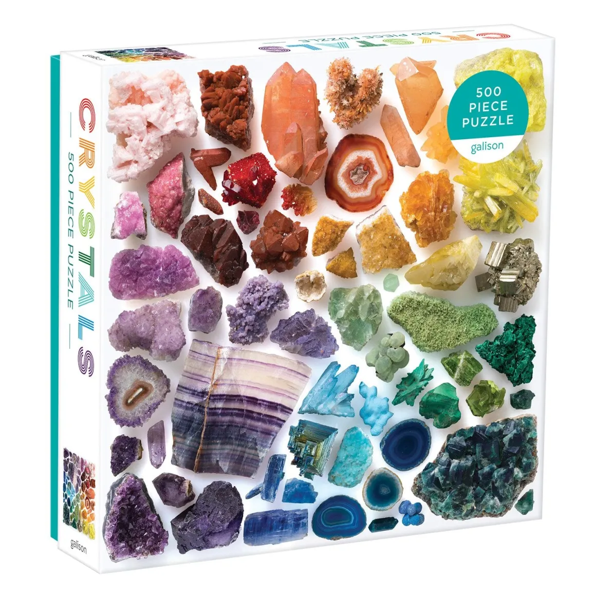 Rainbow Crystals 500 Piece Jigsaw Puzzle