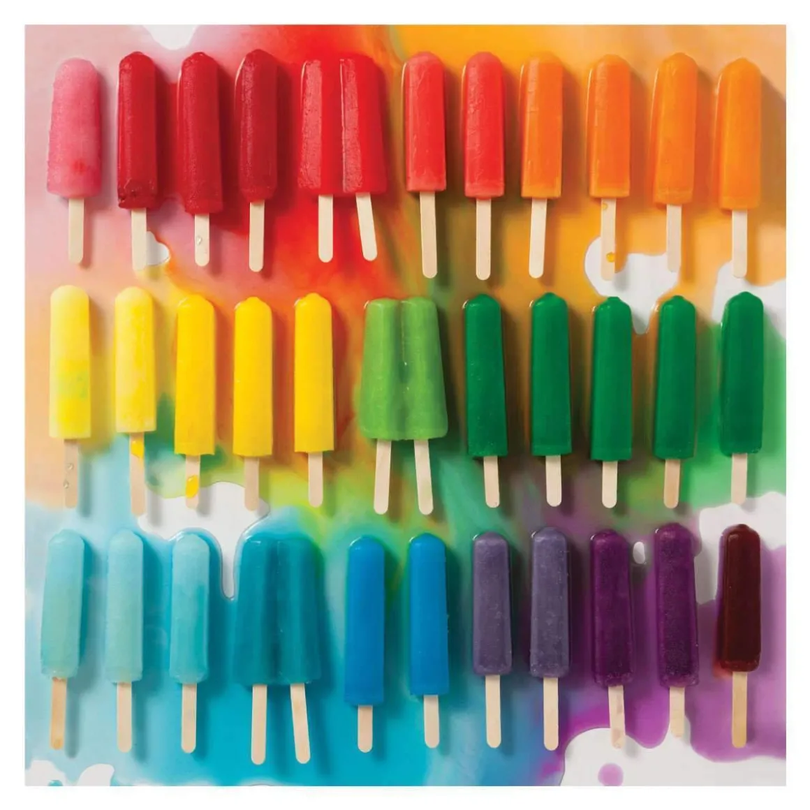 Rainbow Popsicles 500 Piece Jigsaw Puzzle