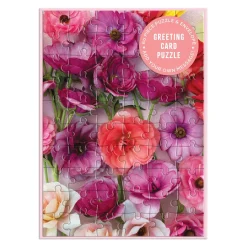 Ranunculus Greeting Card Puzzle