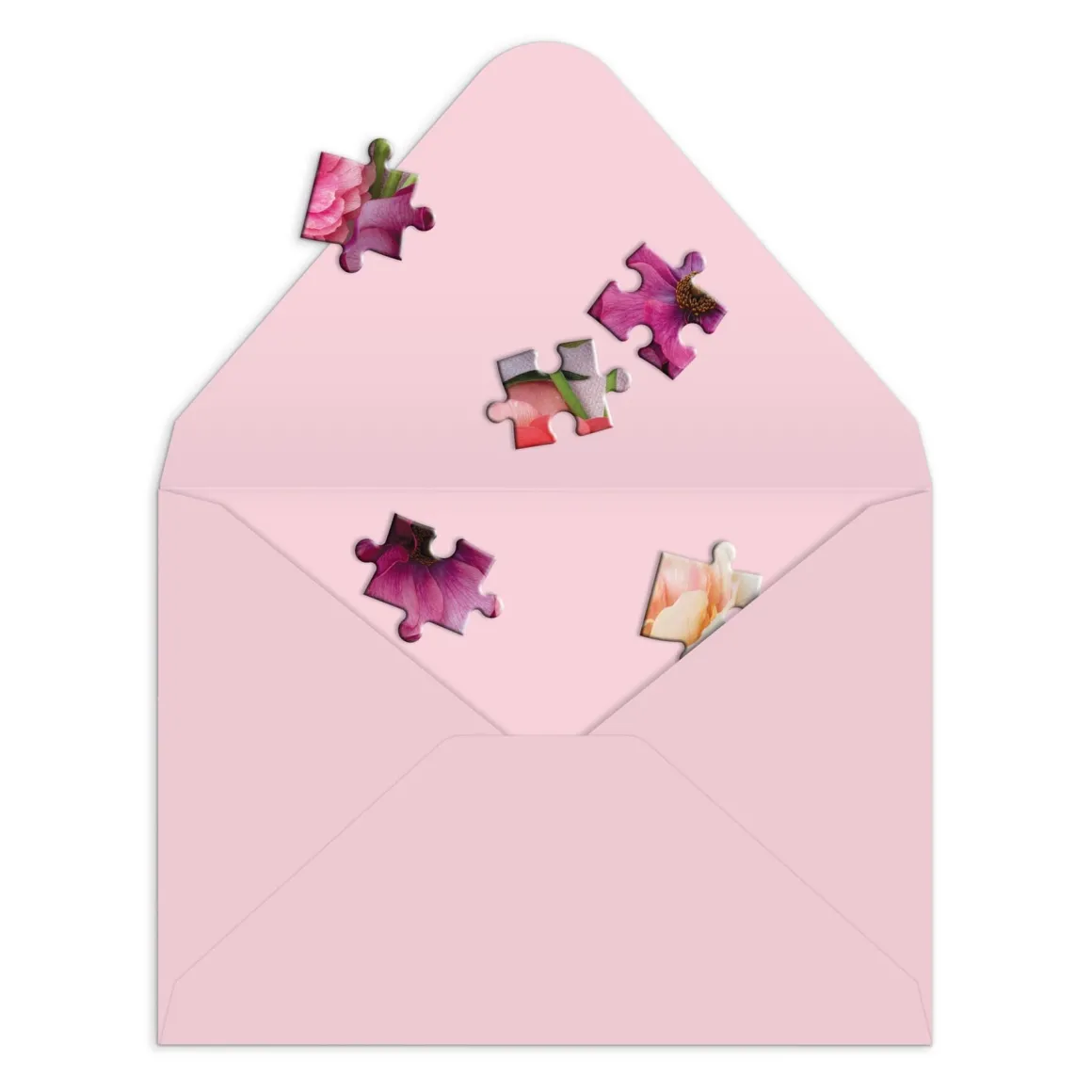 Ranunculus Greeting Card Puzzle