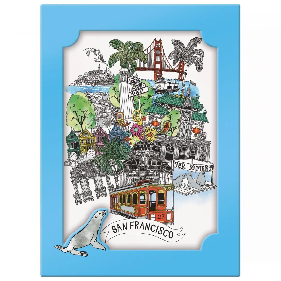 San Francisco Porcelain Tray