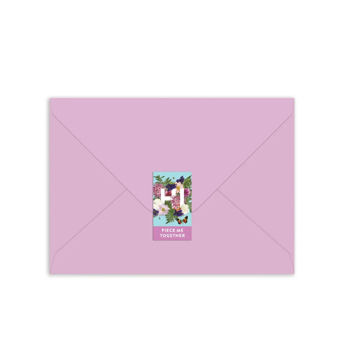 Say It With Flowers Hi Greeting Card Puzzle