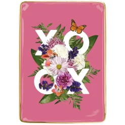 Say It With Flowers XOXO Porcelain Tray