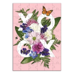 Say It With Flowers XOXO Greeting Card Puzzle