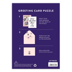 Say It With Flowers XOXO Greeting Card Puzzle