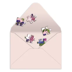 Say It With Flowers XOXO Greeting Card Puzzle
