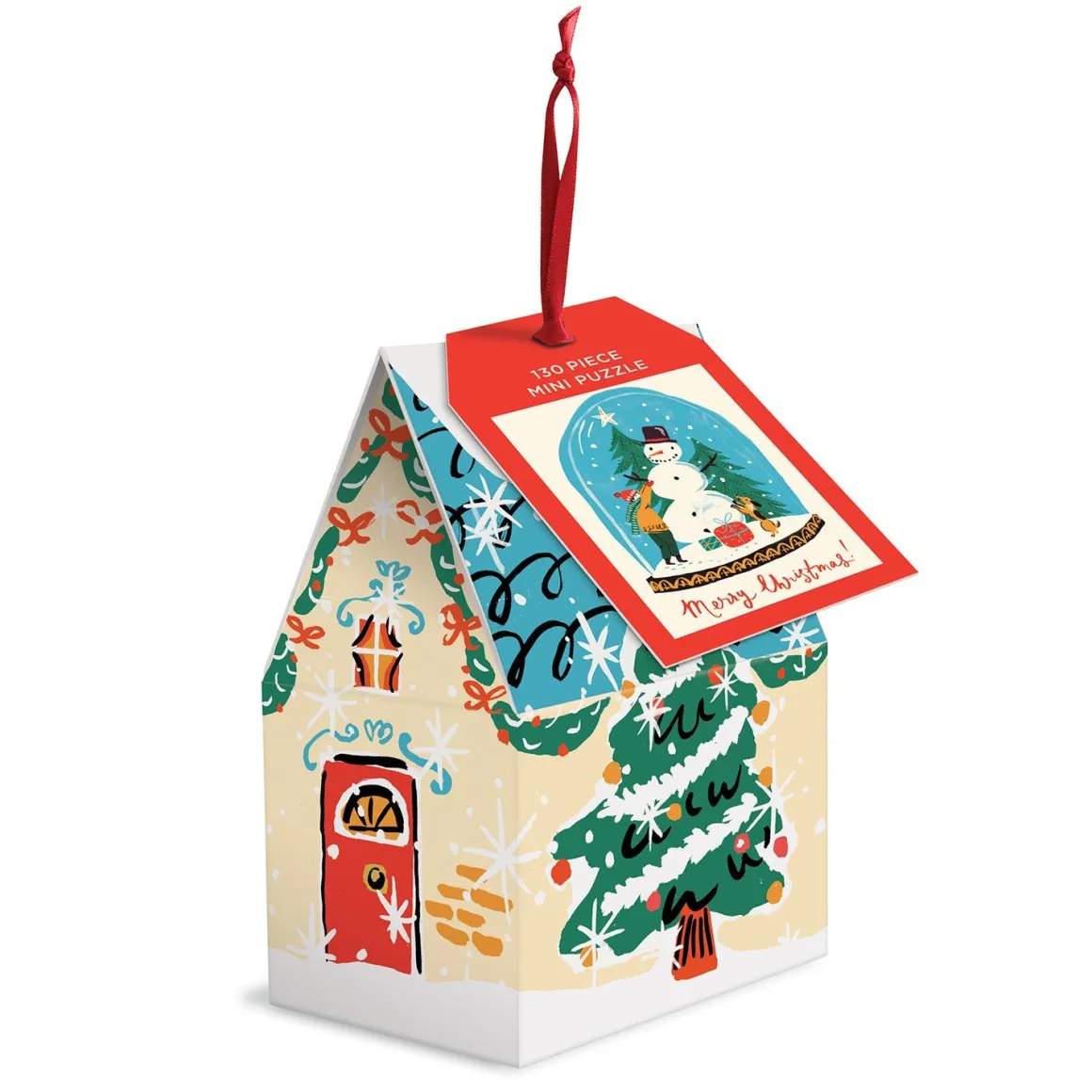 Snow Globe 130 Piece Puzzle Ornament