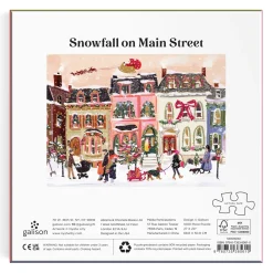Snowfall on Main Street 1000 Piece Foil Puzzle
