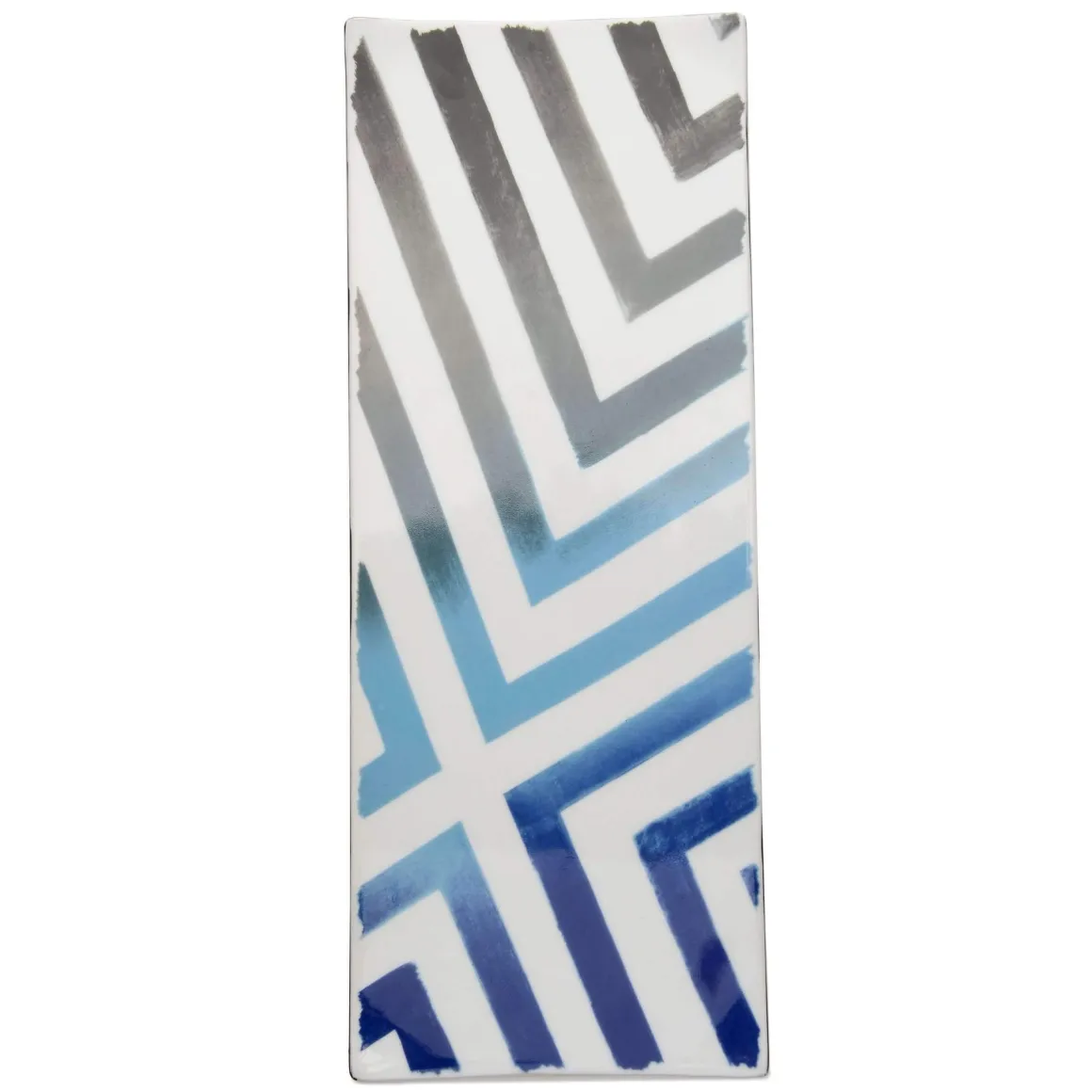 Sol Y Sombra Porcelain Tray Sunrise Blue