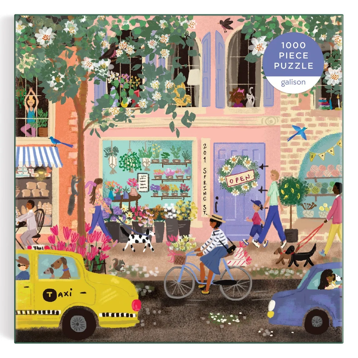 Spring Street 1000 Piece Jigsaw Puzzle