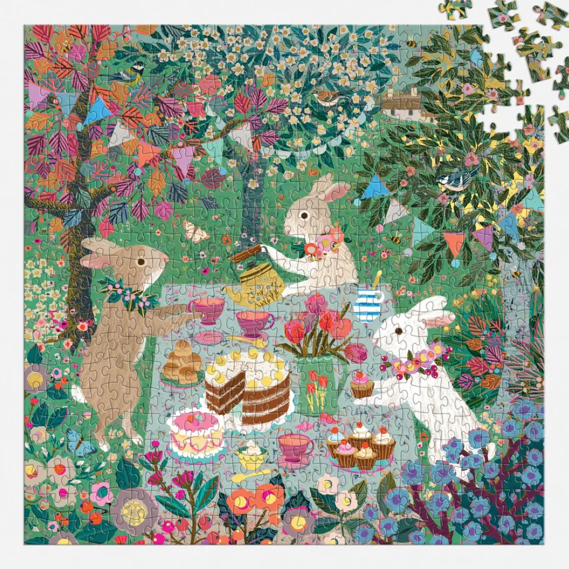 Spring Tea Party 500 Piece Foil Puzzle