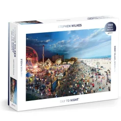 Stephen Wilkes Day To Night Coney Island 1500 Piece Puzzle