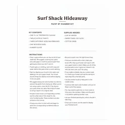Surf Shack Hideaway 11 x 14 Paint By Number Kit