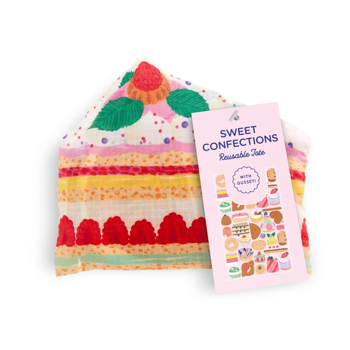 Sweet Confections Packable Nylon Tote Bag