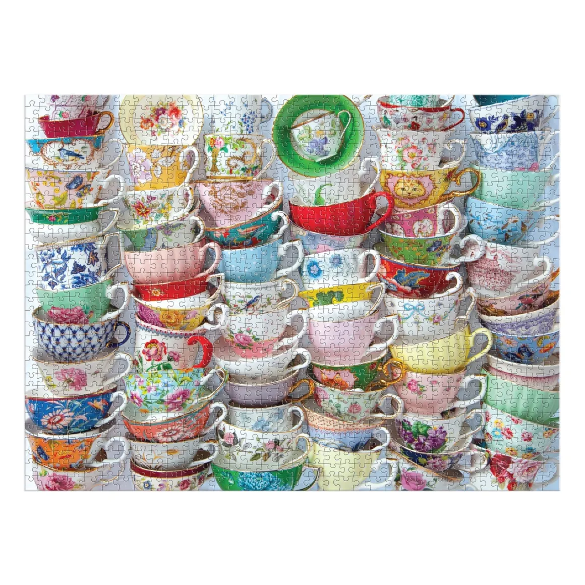 Teacups 1000 Piece Puzzle