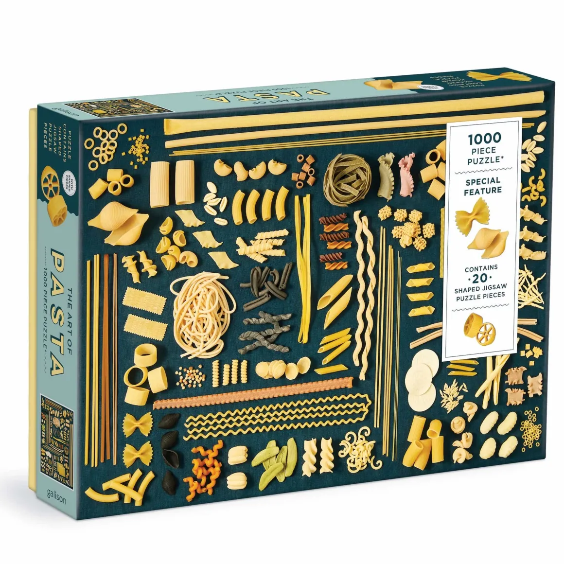 The Art of Pasta 1000 Piece Puzzle with Shaped Pieces