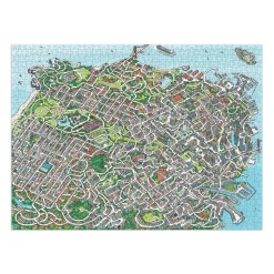 The City By the Bay 1000 Piece Maze Puzzle