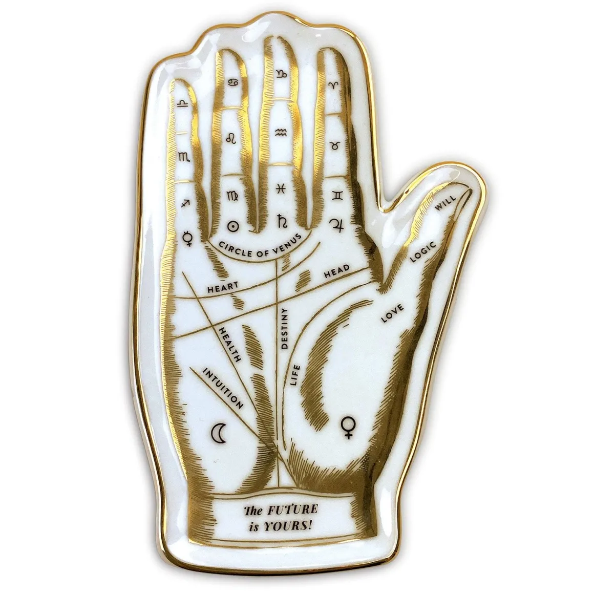 The Future is Yours Shaped Porcelain Tray