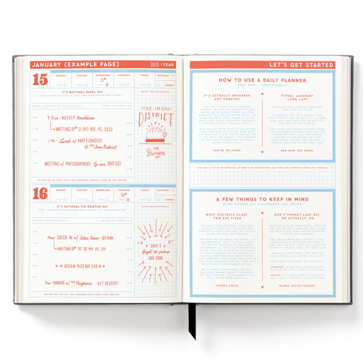 The Perpetually Late Show Undated Standard Planner