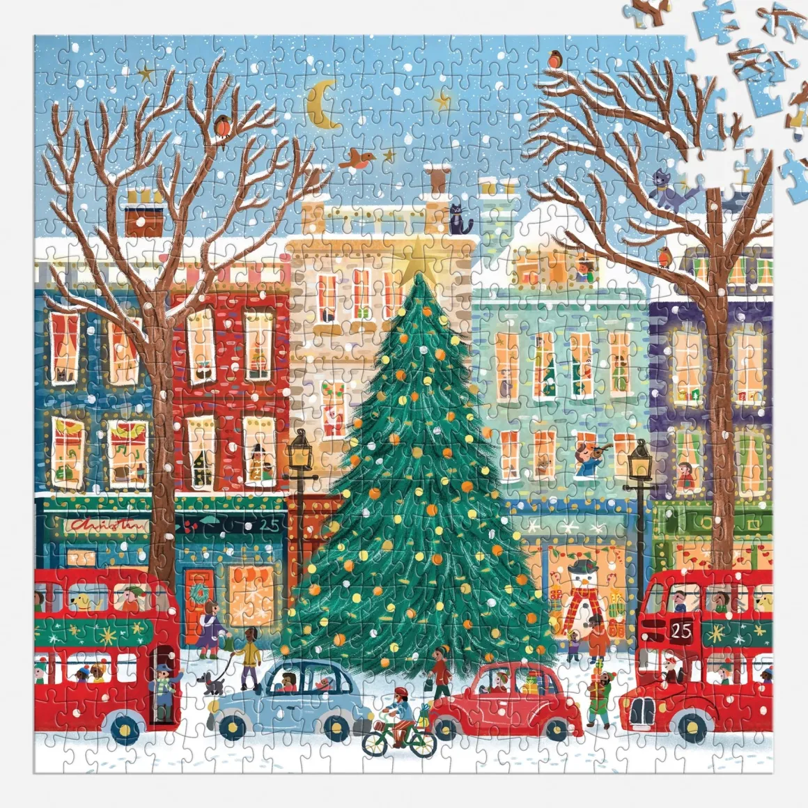 Tinsel City 500 Piece Foil Puzzle