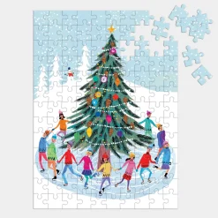 Tree Skaters 130 Piece Puzzle Ornament