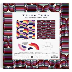 Trina Turk 500 Piece Double Sided Puzzle with Shaped Pieces