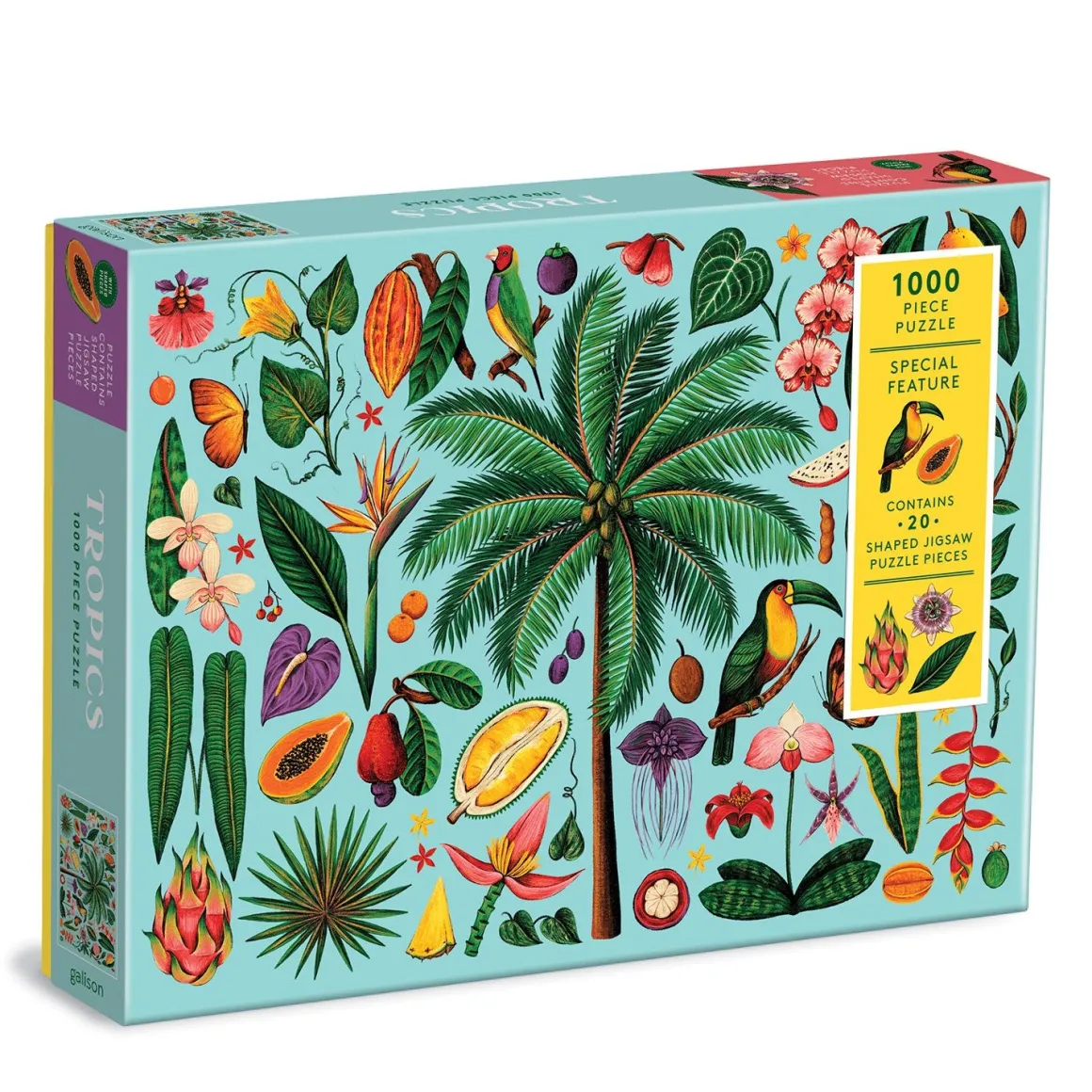 Tropics 1000 Piece Puzzle with Shaped Pieces