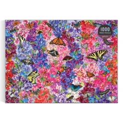 Troy Litten Butterflies In the Sweet Peas 1000 Piece Puzzle