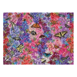 Troy Litten Butterflies In the Sweet Peas 1000 Piece Puzzle
