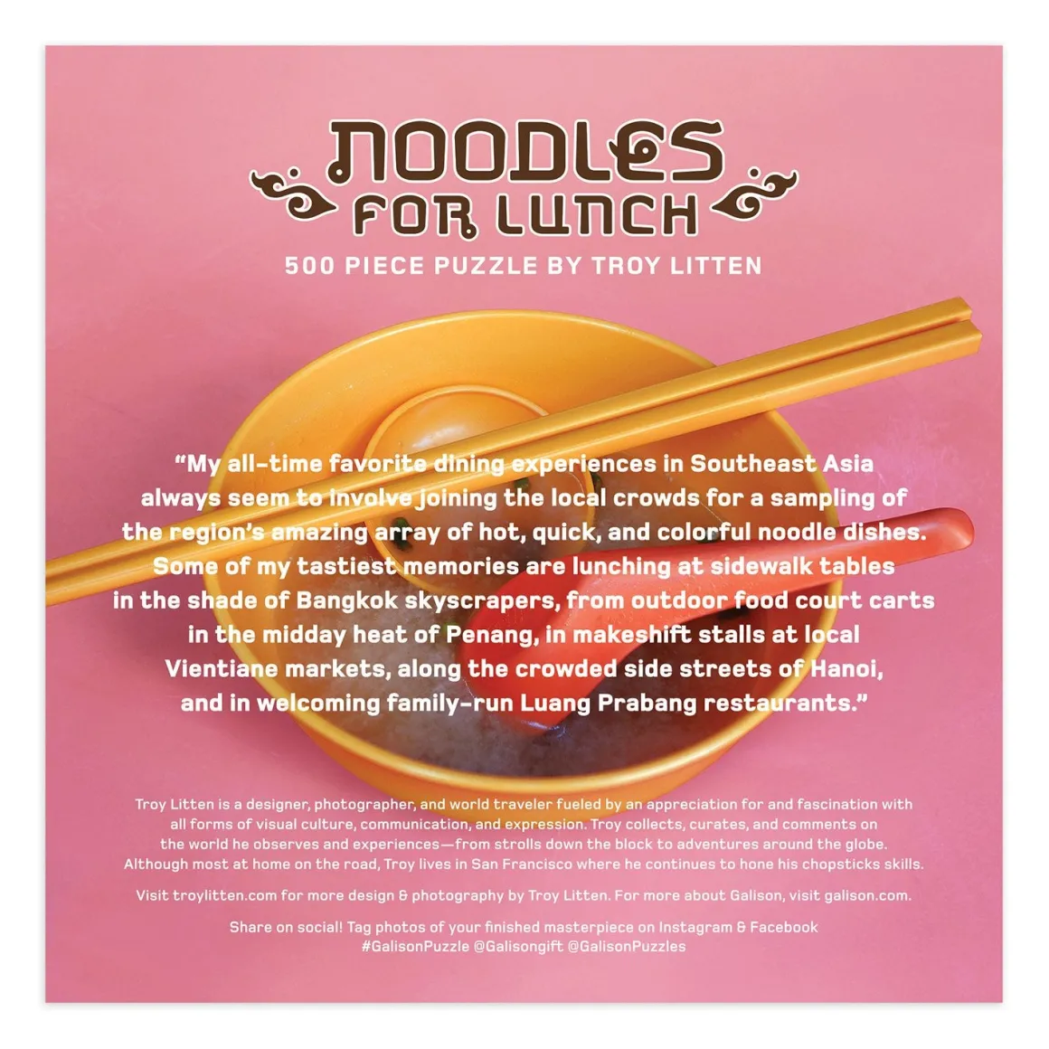 Troy Litten Noodles for Lunch 500 Piece Jigsaw Puzzle